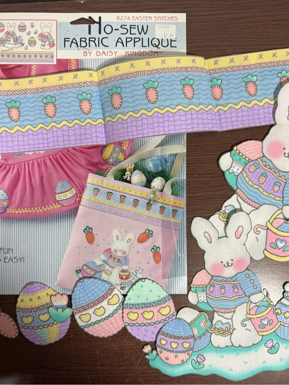 Daisy Kingdom Fabeic Appliqués 90’s Vintage Cottage Core